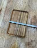 plateau rectangulaire 20 cm sur 30 cm bois nobles thumbnail 2
