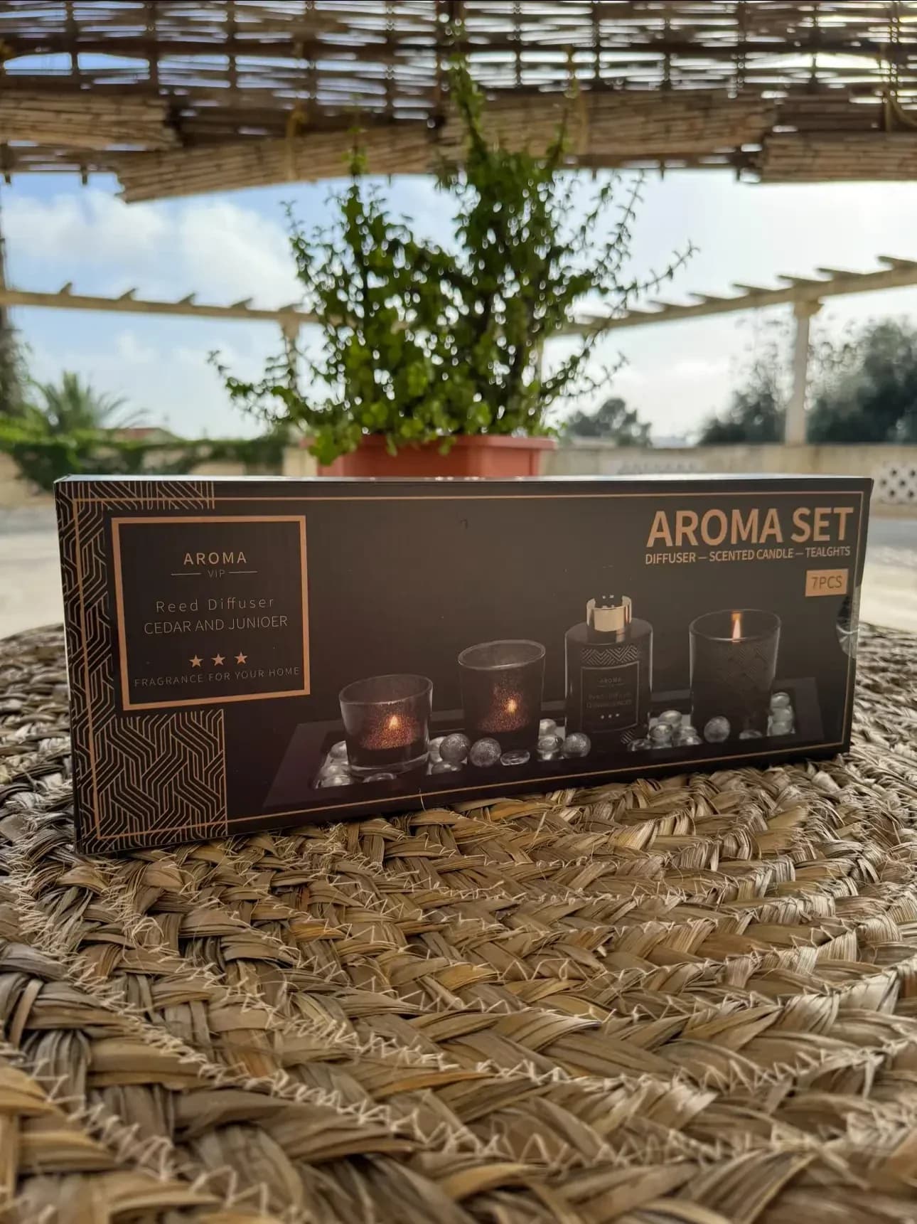 Coffret Bougie Parfumées, Diffuseur Parfum Maison,
