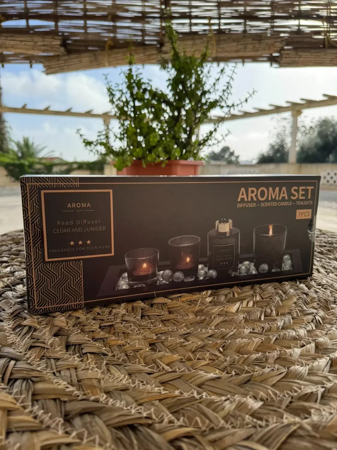 Coffret Bougie Parfumées, Diffuseur Parfum Maison, 1